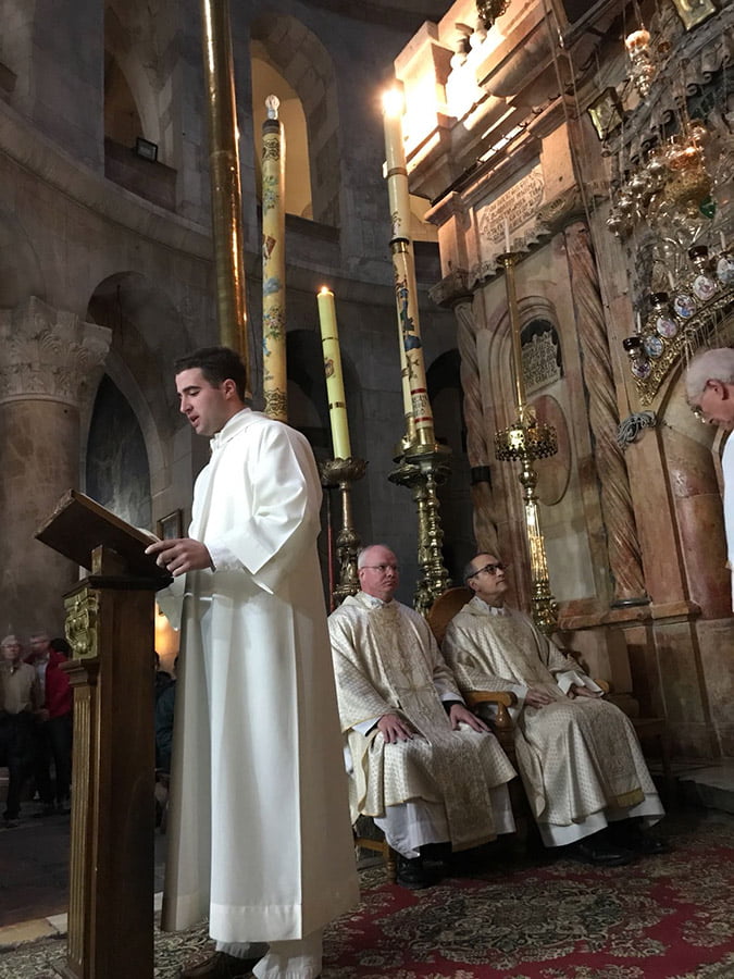 Holy Mass celebrated by Heights Chaplain, Father Diego